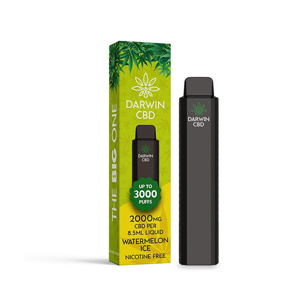 Darwin The Big One 2000mg CBD Disposable Vape Device 3000 Puffs - Elixire CBD