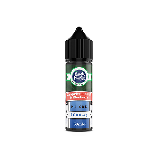 British Blissful 1000mg H4 CBD E-Liquid 50ml - Elixire CBD