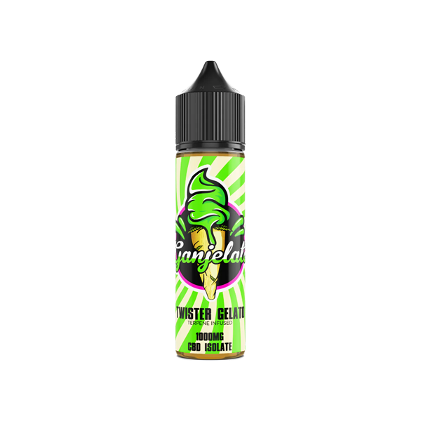 Ganjelato 1000mg CBD Isolate E-liquid 50ml (50VG/50PG) - Elixire CBD