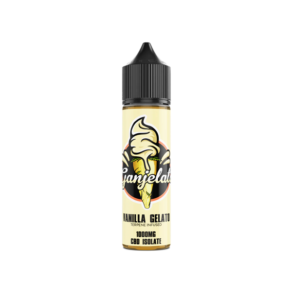 Ganjelato 1000mg CBD Isolate E-liquid 50ml (50VG/50PG) - Elixire CBD