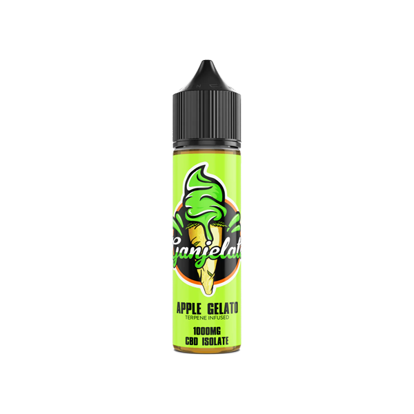 Ganjelato 1000mg CBD Isolate E-liquid 50ml (50VG/50PG) - Elixire CBD