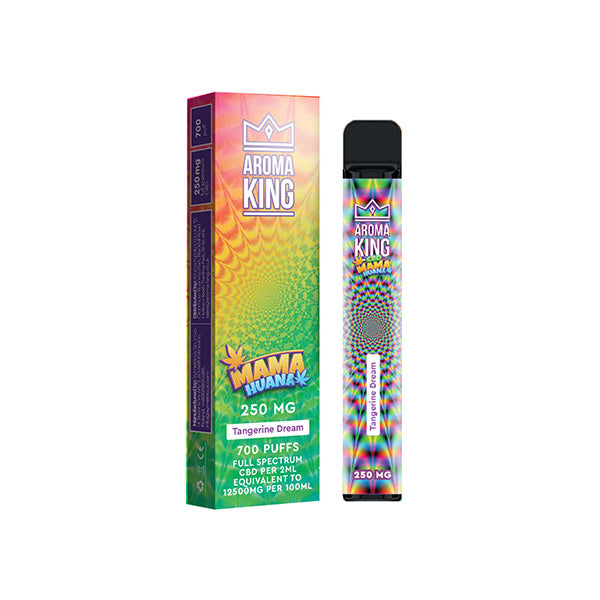 Aroma King Mama Huana 250mg CBD Disposable Vape Device 700 Puffs - Elixire CBD