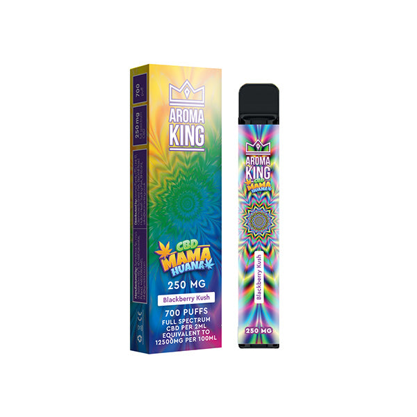 Aroma King Mama Huana 250mg CBD Disposable Vape Device 700 Puffs - Elixire CBD