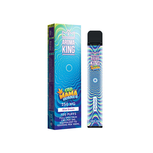 Aroma King Mama Huana 250mg CBD Disposable Vape Device 700 Puffs - Elixire CBD