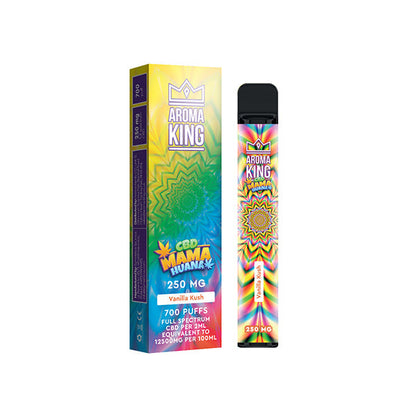 Aroma King Mama Huana 250mg CBD Disposable Vape Device 700 Puffs - Elixire CBD