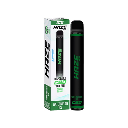 Haze Bar Ice 300mg CBD Disposable Vape Device 600 Puffs - Elixire CBD