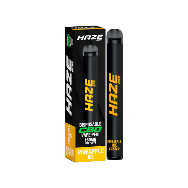 Haze Bar 150mg CBD Disposable Vape Device 600 Puffs - Elixire CBD