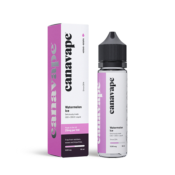 Canavape 1250mg CBD + CBG E-liquid 50ml (Various VG/PG Ratios) - Elixire CBD