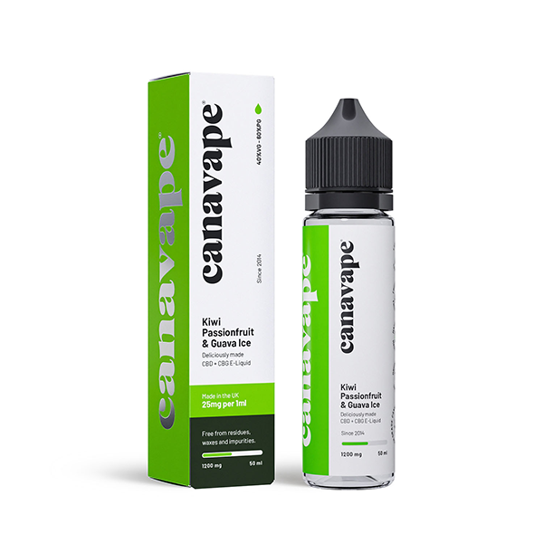 Canavape 1250mg CBD + CBG E-liquid 50ml (Various VG/PG Ratios) - Elixire CBD