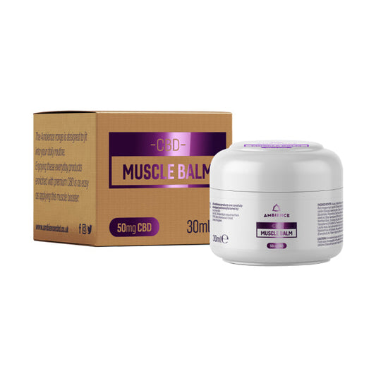 Ambience CBD Infused 50mg CBD Muscle Balm 30ml (Buy 1 Get 2 Free) - Elixire CBD