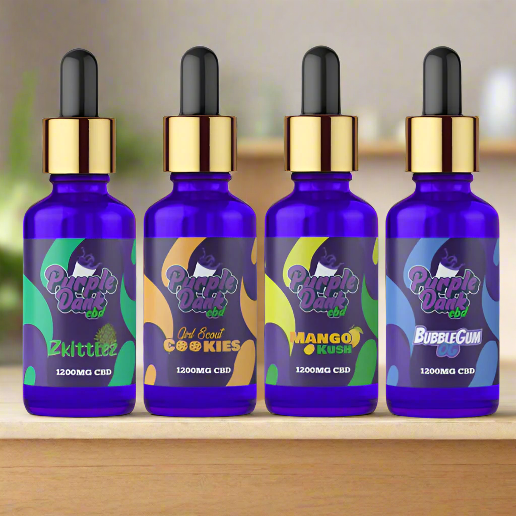 Purple Dank CBD 1200mg Terpene Flavoured Full-Spectrum CBD Oil 30ml (BUY 1 GET 1 FREE)