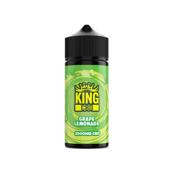 King CBD 2500 mg CBD E-Liquid 120 ml (1 KAUFEN, 1 GRATIS ERHALTEN)