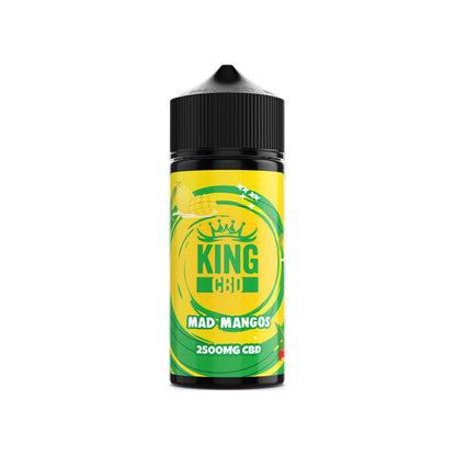 King CBD 2500 mg CBD E-Liquid 120 ml (1 KAUFEN, 1 GRATIS ERHALTEN)