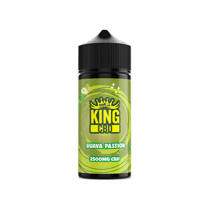 King CBD 2500 mg CBD E-Liquid 120 ml (1 KAUFEN, 1 GRATIS ERHALTEN)