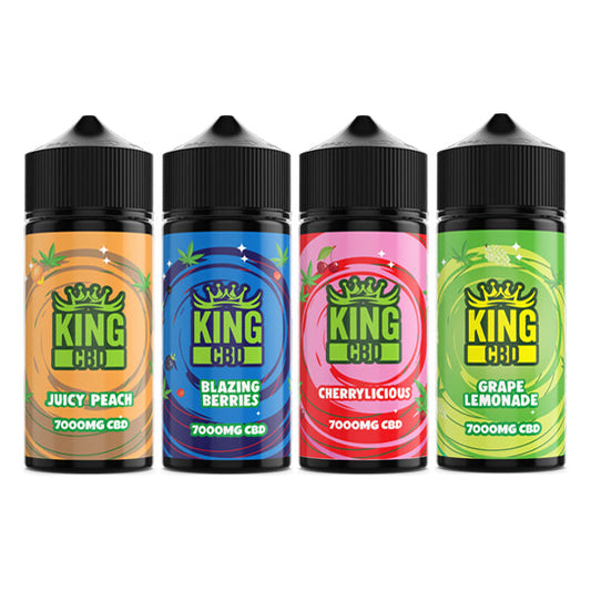 King CBD 7000mg CBD E-liquid 120ml (BUY 1 GET 1 FREE)