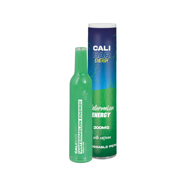 CALI BAR ENERGY with Caffeine Full Spectrum 300mg CBD Vape Disposable - Elixire CBD