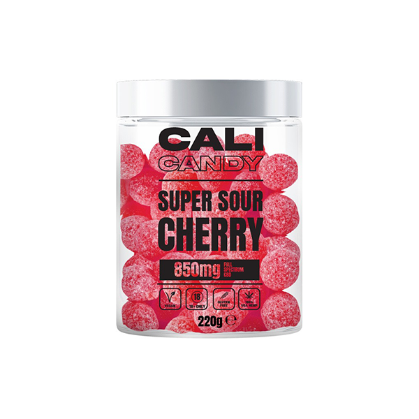 CALI CANDY 850mg Full Spectrum CBD Vegan Sweets (Small) - 10 Flavours - Elixire CBD