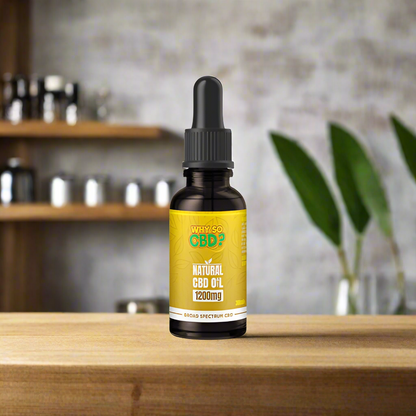 Why So CBD? 1200mg Broad-Spectrum CBD Natural Oil - 30ml