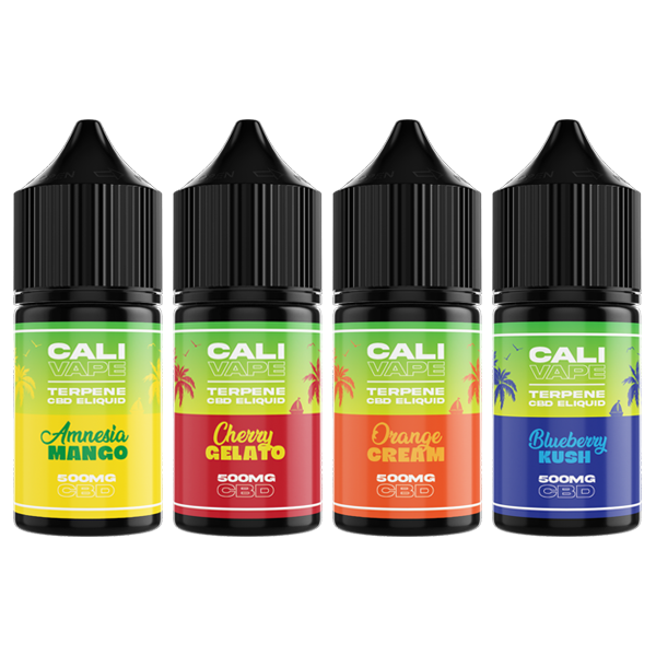 CALI VAPE 500mg Full Spectrum CBD E-liquid 10ml - Elixire CBD