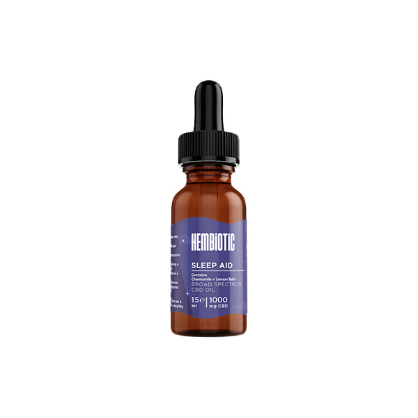 Hembiotic 1000mg Broad-Spectrum Functional CBD Oil - 15ml - Elixire CBD