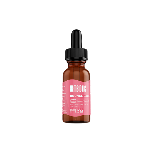 Hembiotic 1000mg Broad-Spectrum Functional CBD Oil - 15ml - Elixire CBD