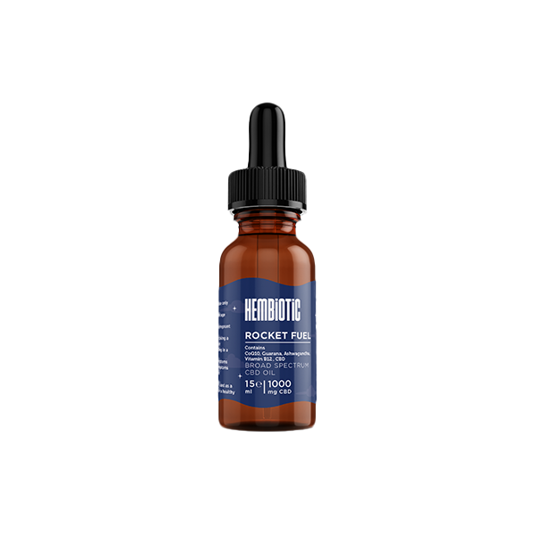 Hembiotic 1000mg Broad-Spectrum Functional CBD Oil - 15ml - Elixire CBD