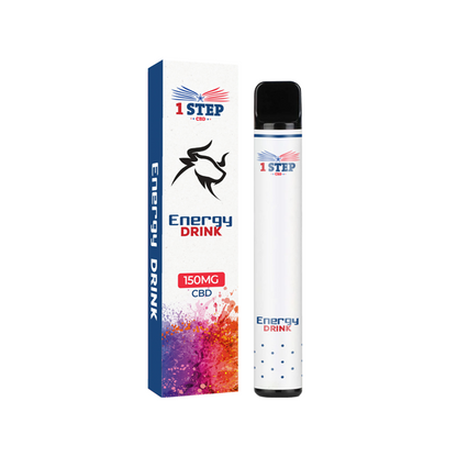 1 Step CBD 150mg CBD Disposable Vape Device - Elixire CBD