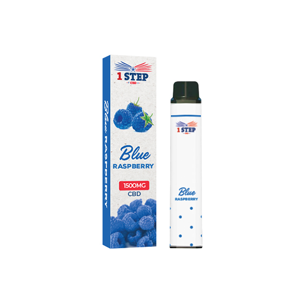 1 Step CBD 1500mg Broad Spectrum Disposable Vape - 8ml - Elixire CBD