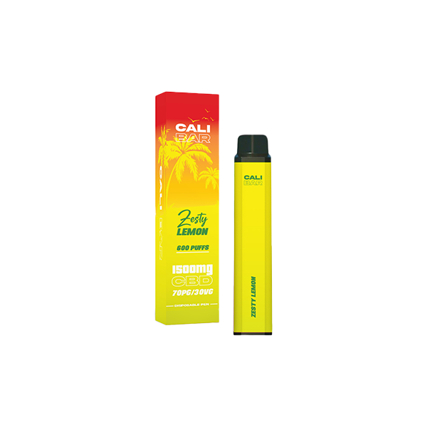 Cali Co 1500mg CBD Disposable Vape - 3000 puffs - Elixire CBD