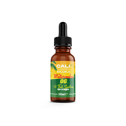 CALI 5% Water Soluble Full Spectrum CBD Extract - Original 30ml - Elixire CBD