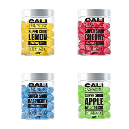 CALI CANDY MAX 1500mg Full Spectrum CBD Vegan Sweets - 10 Flavours - Elixire CBD