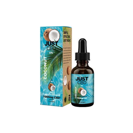 Nur CBD 1000 mg Kokosöl-Tinktur – 30 ml