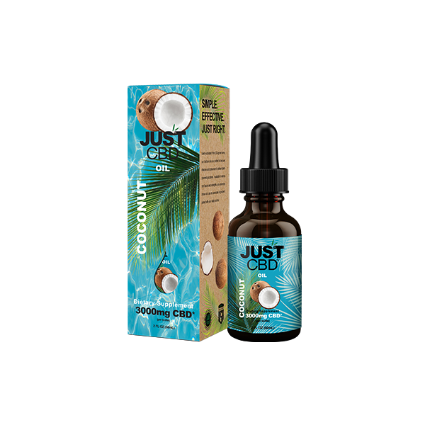 Nur CBD 3000 mg Kokosöl-Tinktur – 30 ml