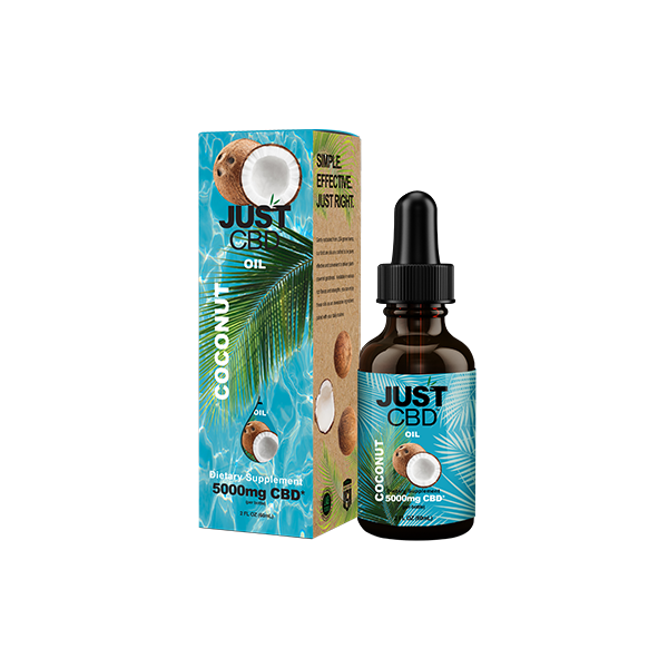 Just CBD 5000mg Coconut Oil Tincture - 30ml