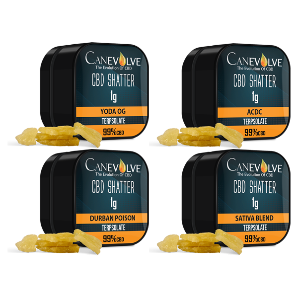 Canevolve 99% CBD Shatter - 1g - Elixire CBD