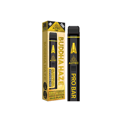 Aztec CBD 1800mg Pro Bar CBD Disposable Vape Device 2500 Puffs - Elixire CBD