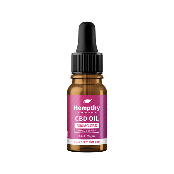 Hempthy 500 mg CBD-Öl, Vollspektrum, gemischte Beeren – 10 ml