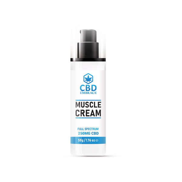 CBD Embrace 250mg Full Spectrum CBD Muscle Cream - 50g - Elixire CBD