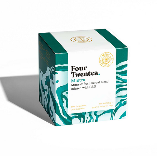 Four Twentea Mint 10mg CBD Tea - Mintea - Elixire CBD