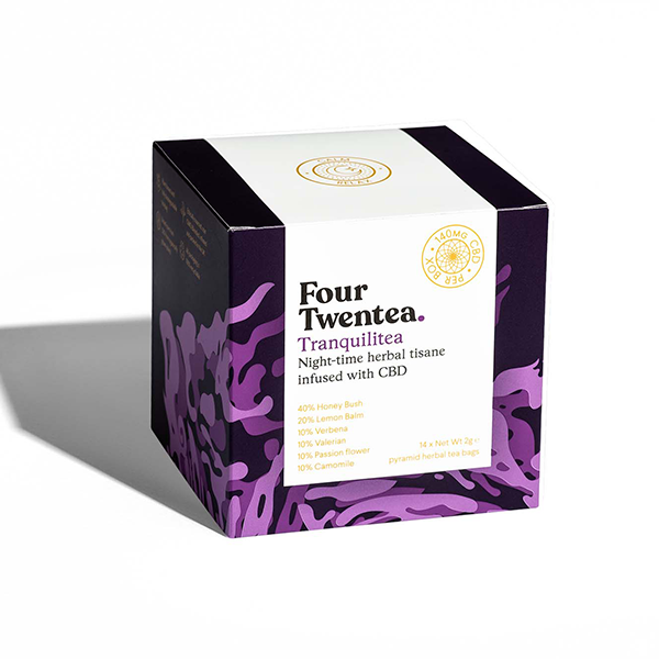 Four Twentea Herbal 10mg CBD Tea - Tranquilitea - Elixire CBD