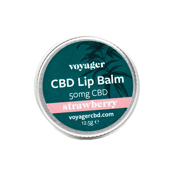 Voyager 50 mg CBD nährender und schützender Lippenbalsam – 12,5 g