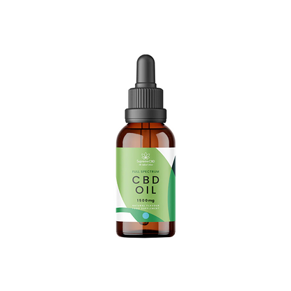 Supreme CBD 1500 mg Vollspektrum-CBD-Tinkturöl – 30 ml