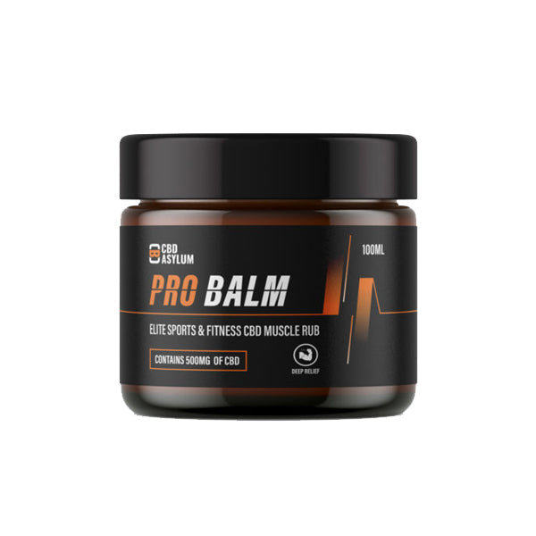 CBD Asylum 500mg CBD Pro Balm (BUY 1 GET 2 FREE) - Elixire CBD