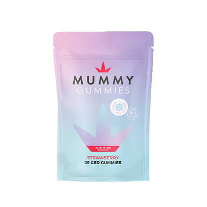 Canax 625mg CBD Mummy Gummies - Strawberry - Elixire CBD