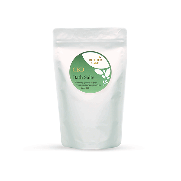 MotherSage 60mg CBD Bath Salts - 300g - Elixire CBD