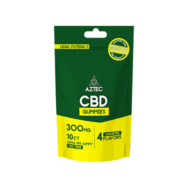 Aztec CBD Broad Spectrum 300mg CBD Gummies - 10 Pieces - Elixire CBD