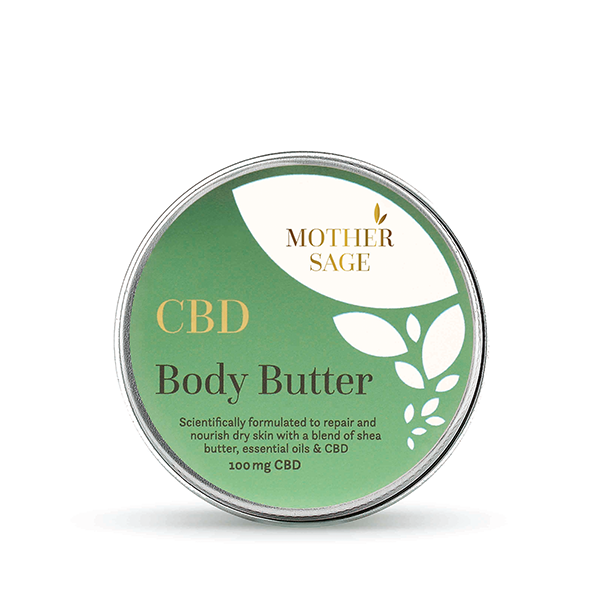 MotherSage 100mg CBD Body Butter - 100ml - Elixire CBD