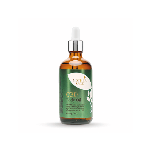 MotherSage 100mg CBD Body Oil - 100ml - Elixire CBD