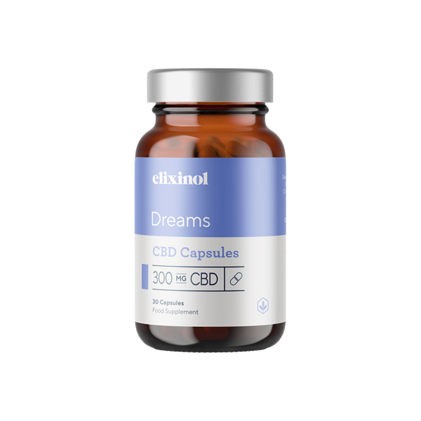 Elixinol 300mg CBD Dreams Capsules - 30 Caps - Elixire CBD