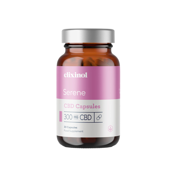 Elixinol 300mg CBD Serene Capsules - 30 Caps - Elixire CBD